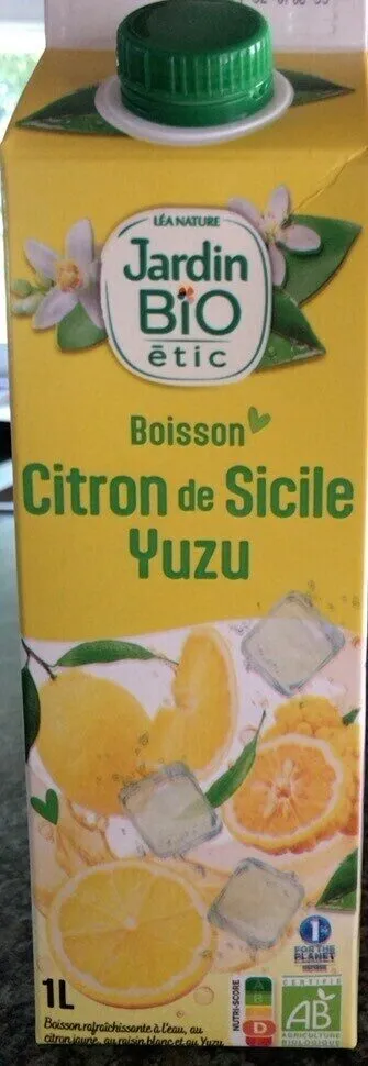 Boisson citron de sicile yuzu