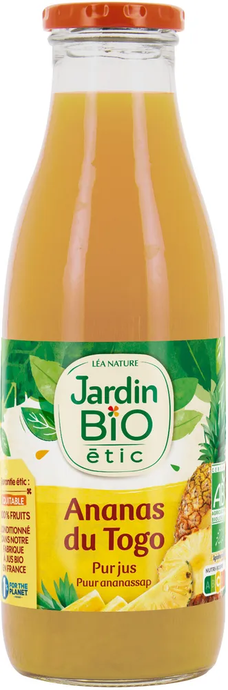 Pur jus d'ananas LE VERGER BIO