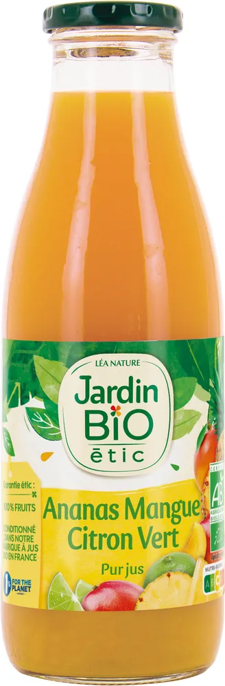 Pur jus ananas mangue citron vert