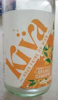 boisson gazeuse aux jus d'orange et de clémentine bio