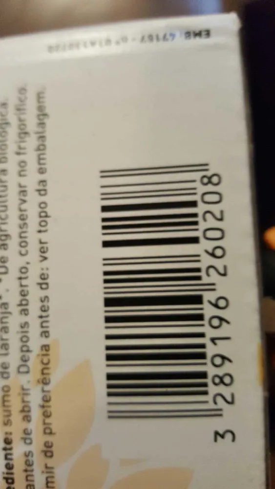 Jus d'orange Bio