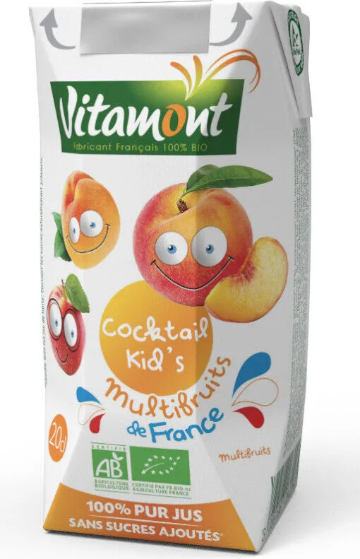 Cocktail kid's multifruit de France bio