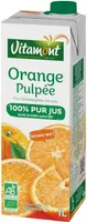 Pur jus d'orange pulpée bio
