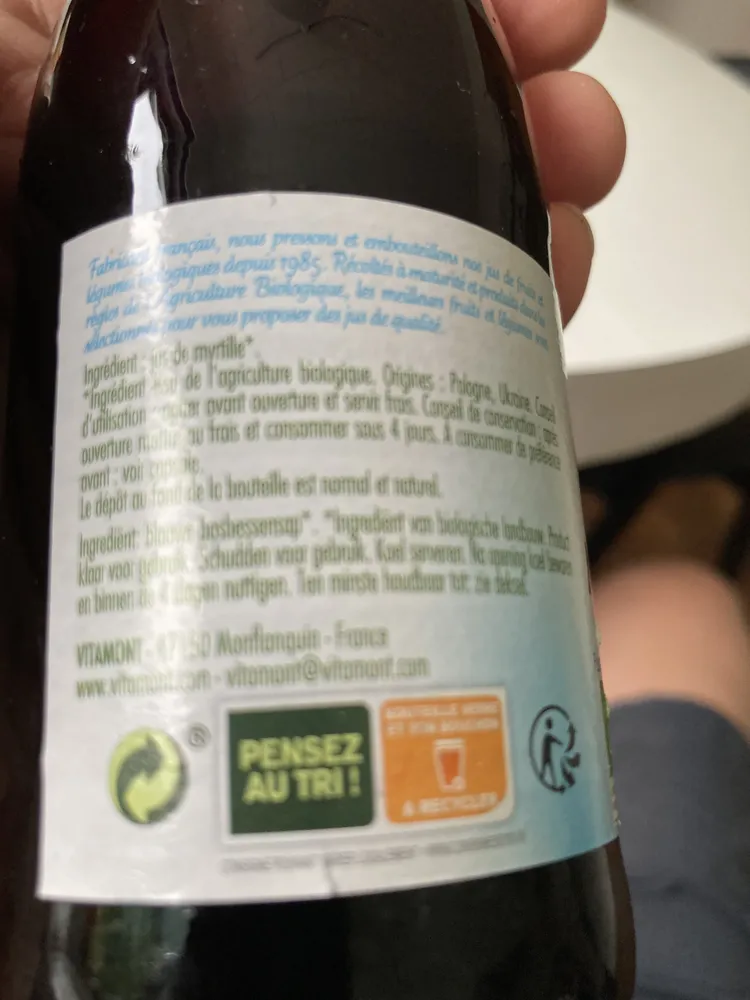 MINI PUR JUS MYRTILLE