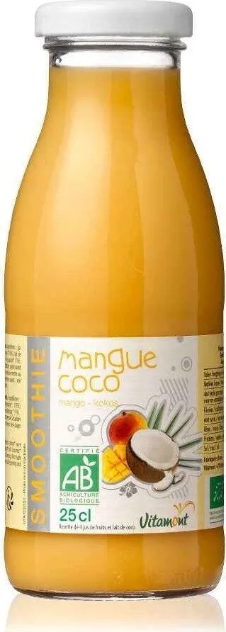 Smoothie mangue coco bio