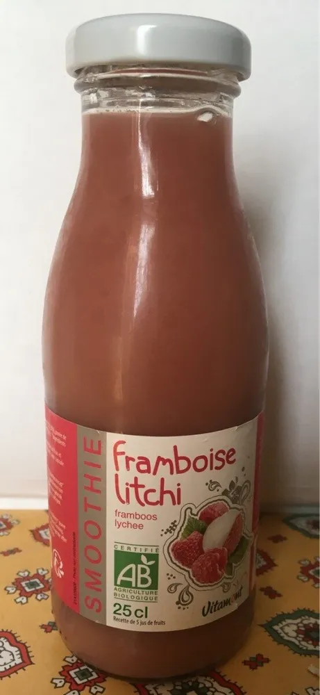 Smoothie framboise litchi