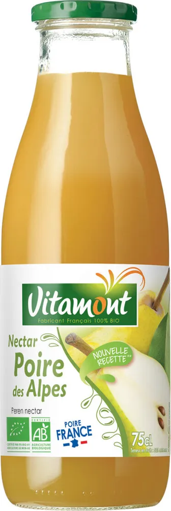 Nectar de poire des Alpes France bio