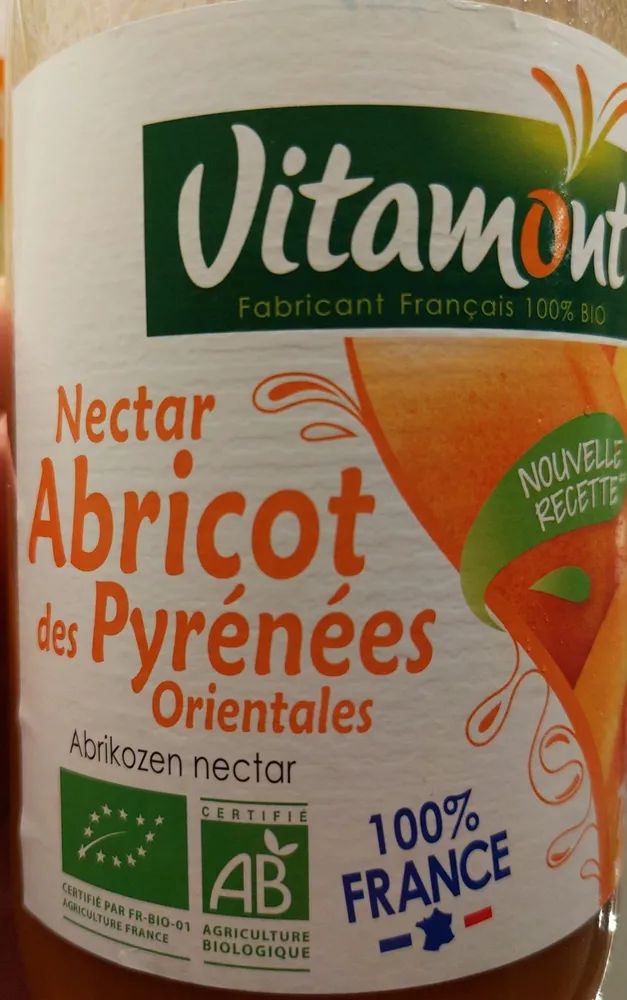 Nectar D'abricot Au Sirop D'agave