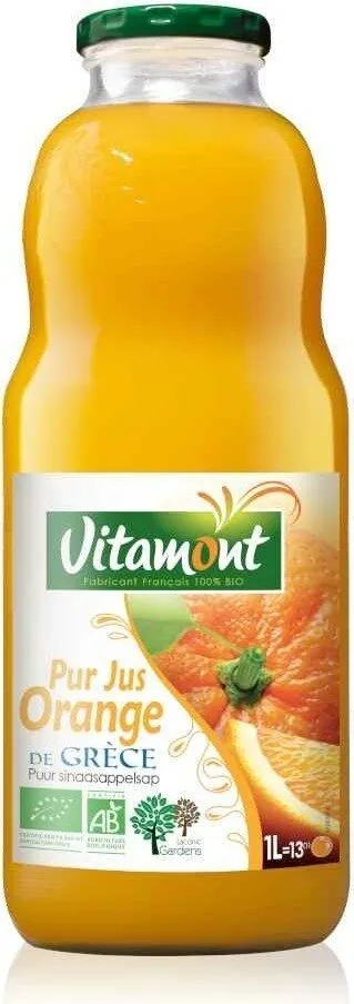 Pur jus d'orange de Grèce bio