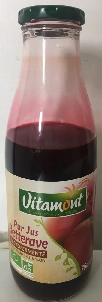 Pur Jus De Betterave Lactofermente 75CL Vit Bio
