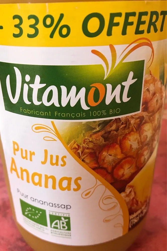 Pure Ananassap 33% Gratis Bio