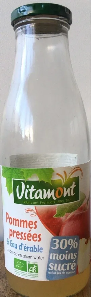 Pommes pressées et eau d’erable