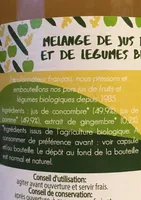Mélange de jus de fruis et de légumes