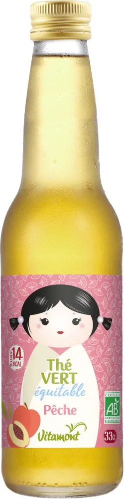 Thé vert sencha pêche bio