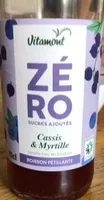 Zéro sucres ajoutés cassis & myrtille