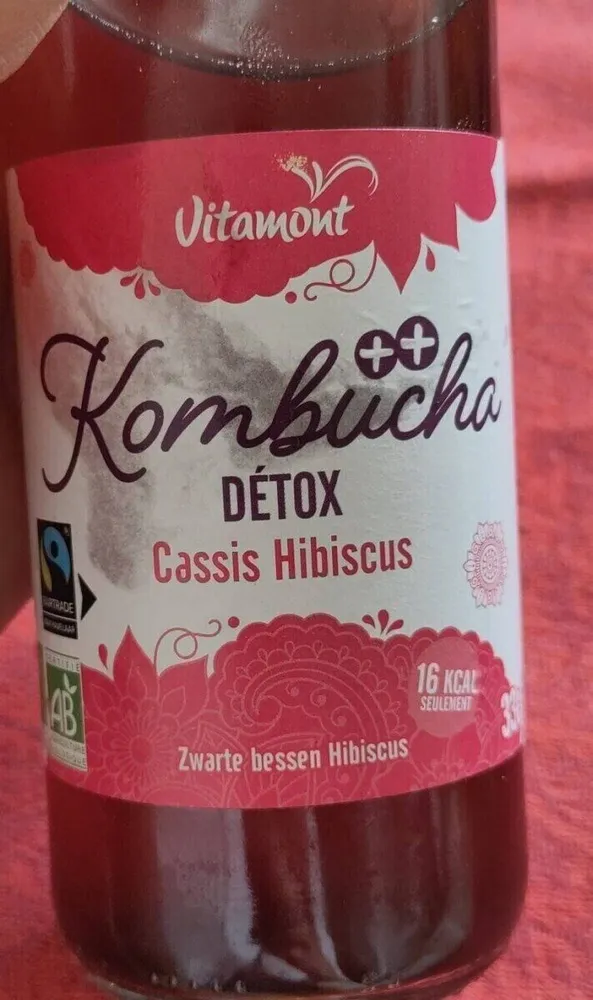 Kombucha DÉTOX Cassis Hibiscus