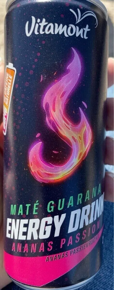 Maté Guarana Energy Drink Ananas Passion