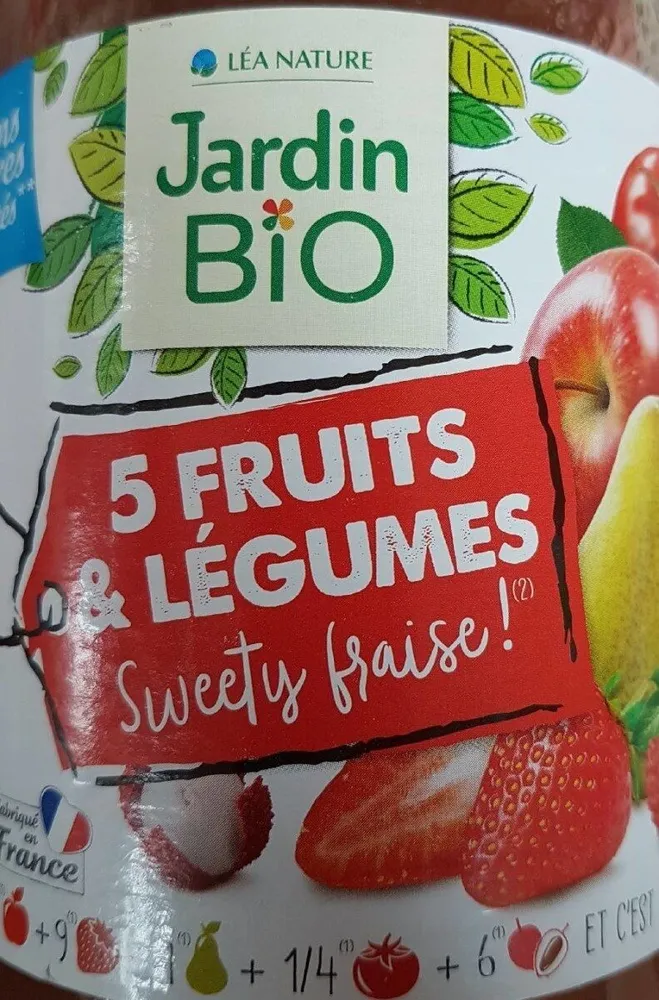 5 fruits & légumes sweety fraise !
