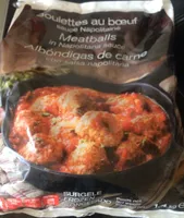 Boulettes au boeuf sauce napolitaine