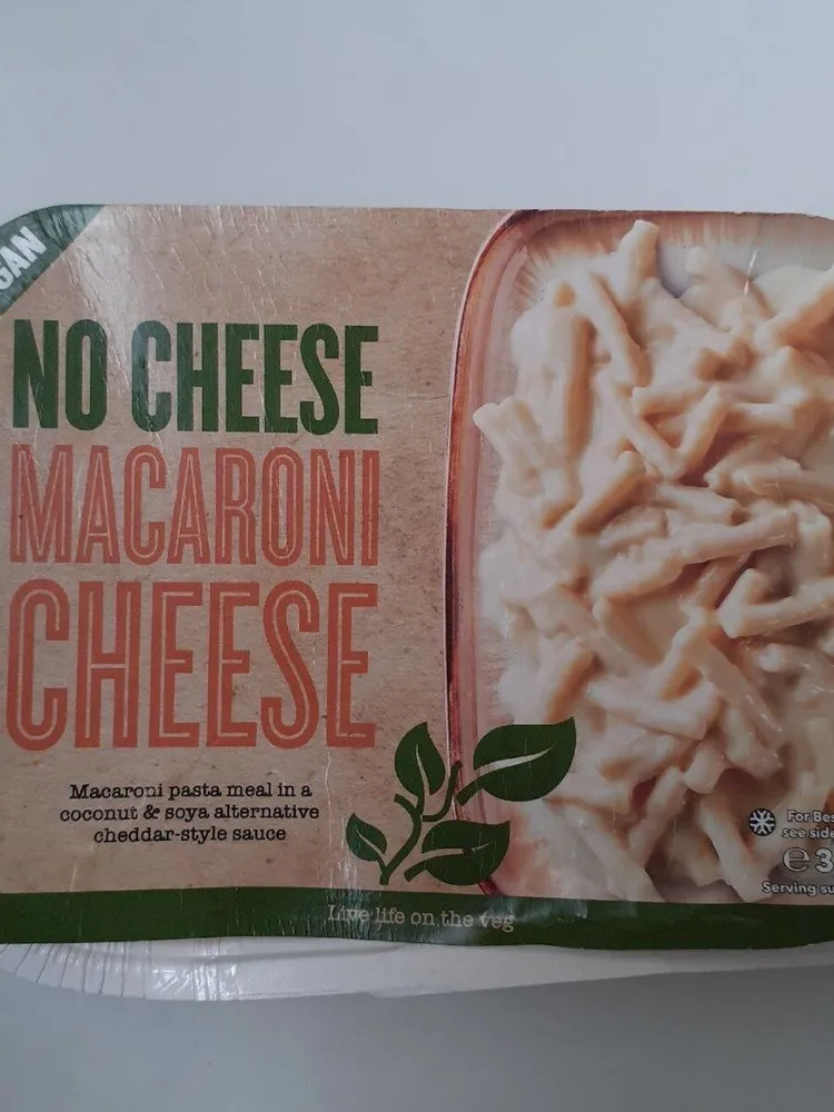 No cheese macaroni cheese