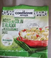 Pâtes au colin d'Alaska et petits légumes sauce