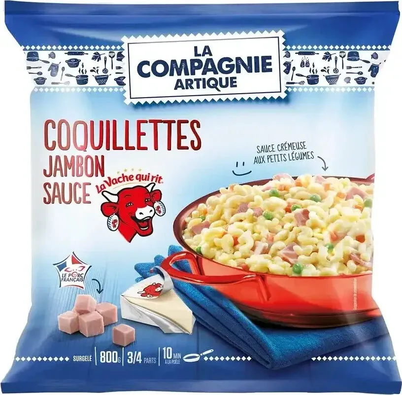 Coquillette Jambon Sauce Vache qui rit
