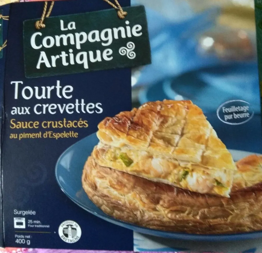 Tourte aux Crevettes, sauce Crustacés au Piment d'Espelette