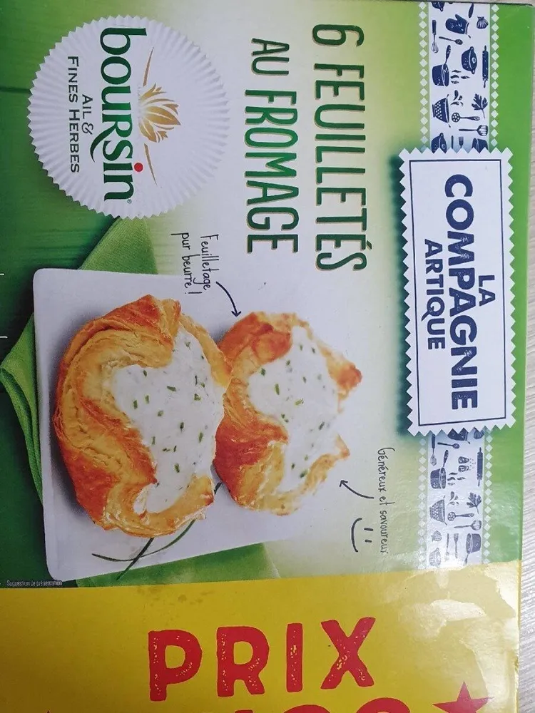 Feuilletés au fromage boursin