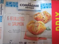 6 feuilleté au saumon