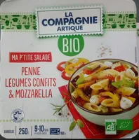 Ma p'tite salade  penne légumes confits  & mozzarella