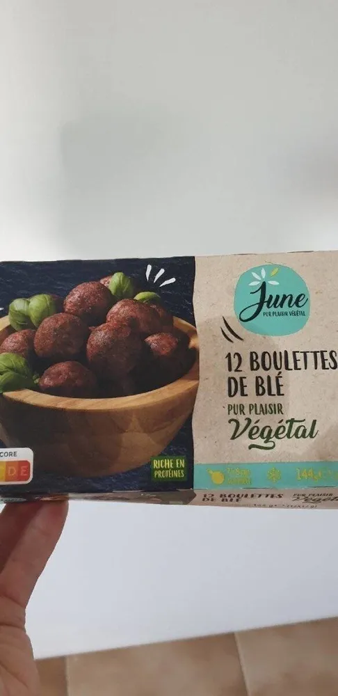 12 boulettes de blé pour produit végétal