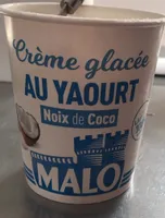 Crème glacée au yaourt noix de coco