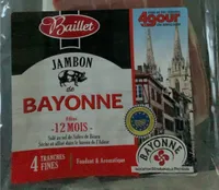 Jambon de Bayonne affiné12 mois
