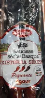 Saucisse sèche Basque txistorra douce