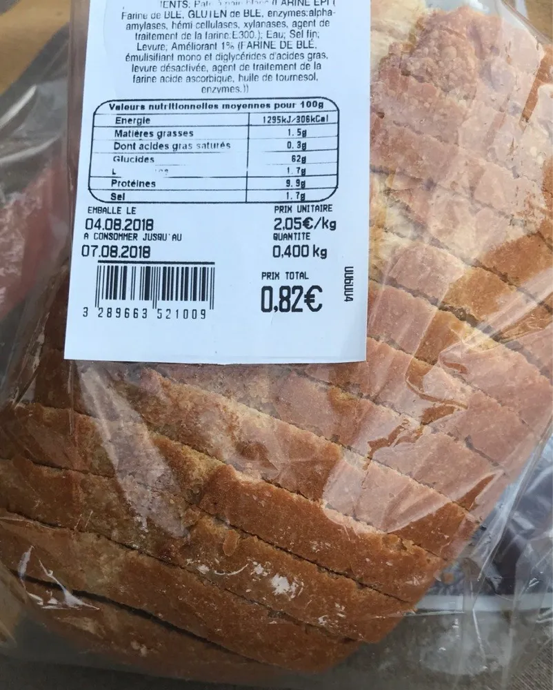 Pain polka 400g