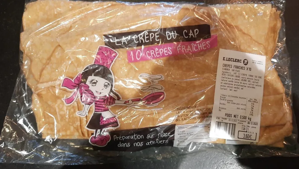 Crêpes fraîches ×10