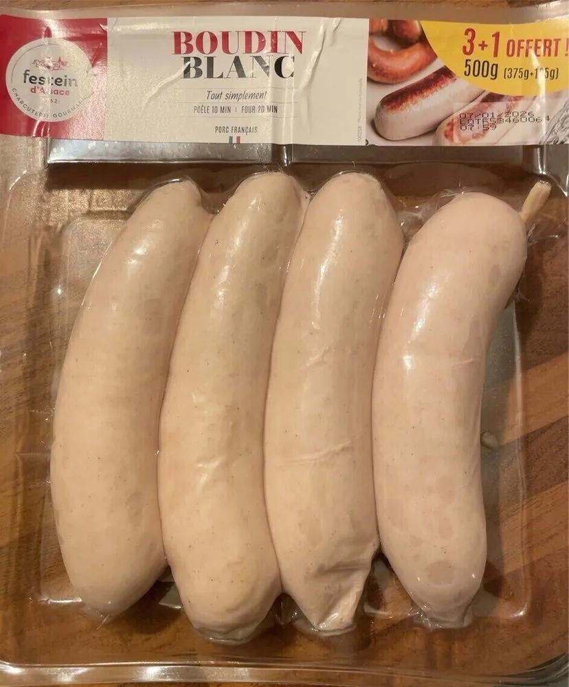Boudin Blanc Nature