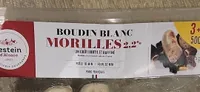 Boudin blanc aux morilles