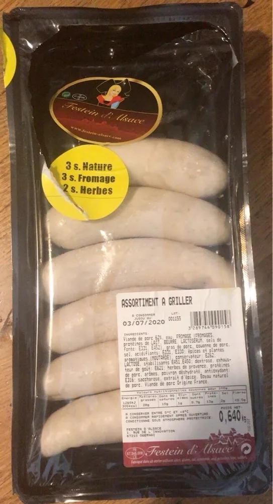 Assortiment a griller