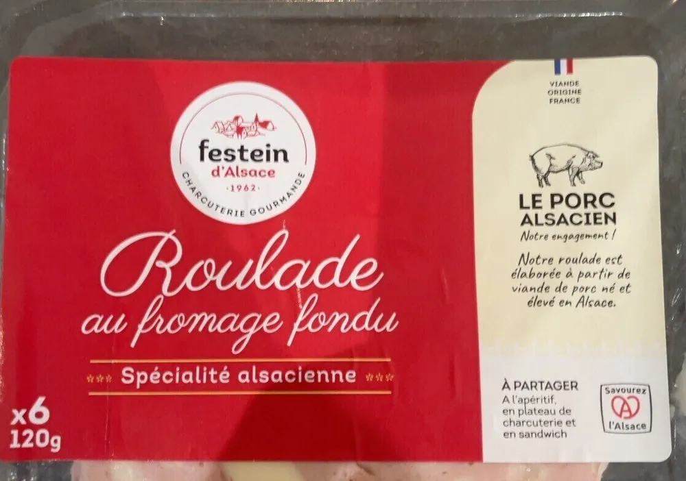 Roulade au fromage fondu