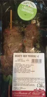 Brochette boeuf provencale x2