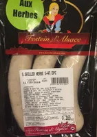 Saucisse grillée aux herbes