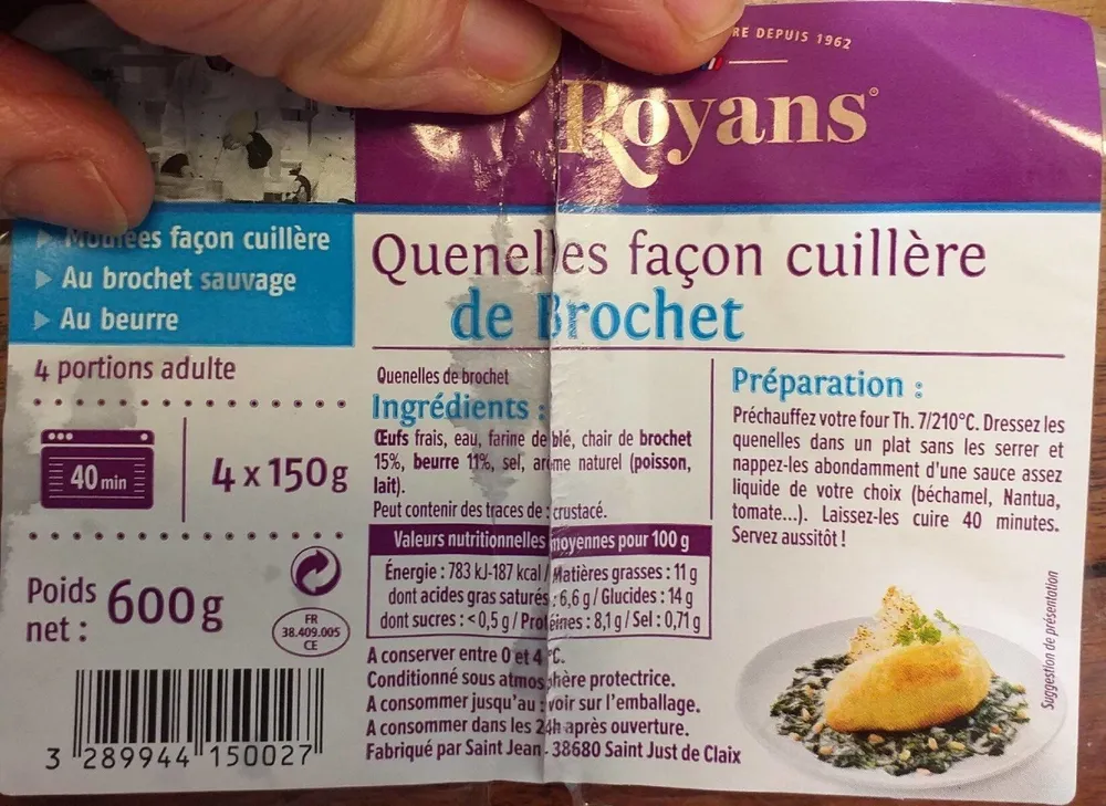 Quenelle de brochet