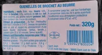 Quenelle de brochet au beurre
