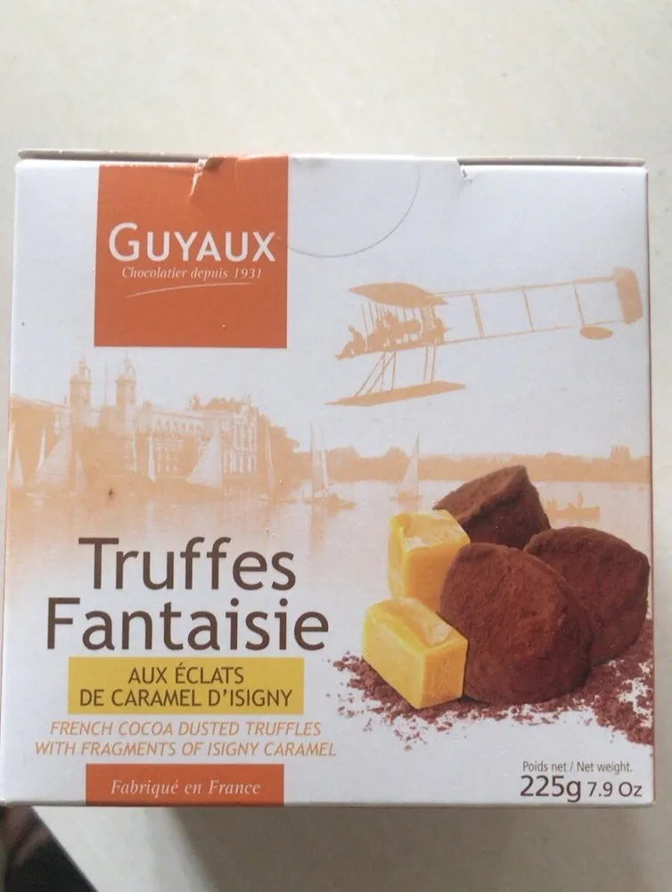 Truffes fantaisie aux eclats de caramel d’Isigny