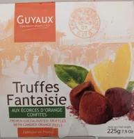 Truffe fantaisie aux écorces d'orange confites