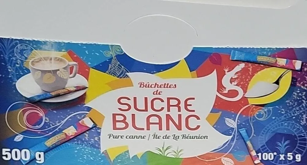 Buchettes de sucre blanc