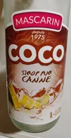 Sirop goût coco