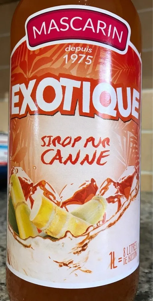 Sirop pur canne exotique