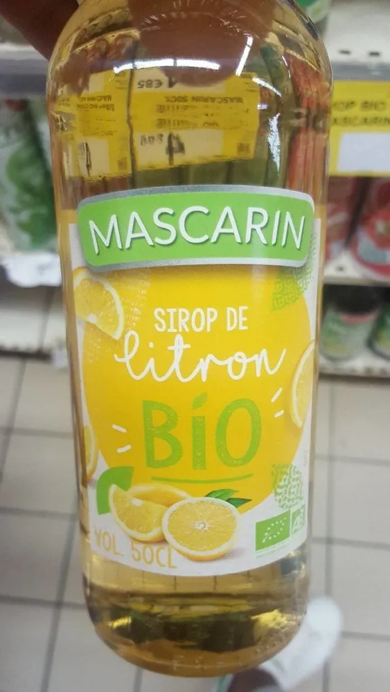 Sirop de citron bio